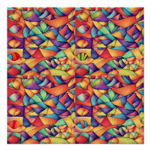 Psychedelic Ocean Poster