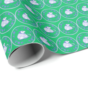 Psychedelic Opossum Wrapping Paper