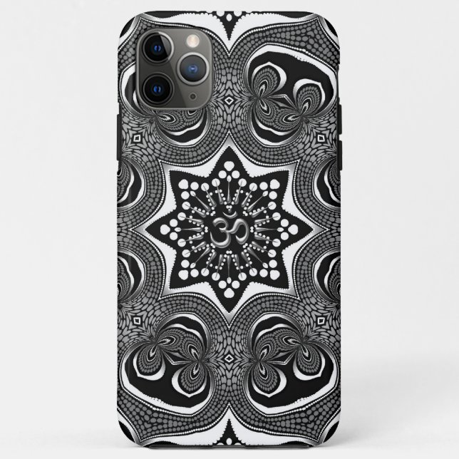 Psychedelic Optical Aum iPhone 4 Case-Mate Case (Back)