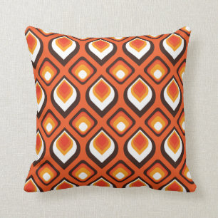 Psychedelic Orange Cushion