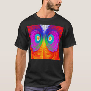 Psychedelic Owl - Black T-Shirt
