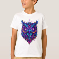 Psychedelic Owl Head