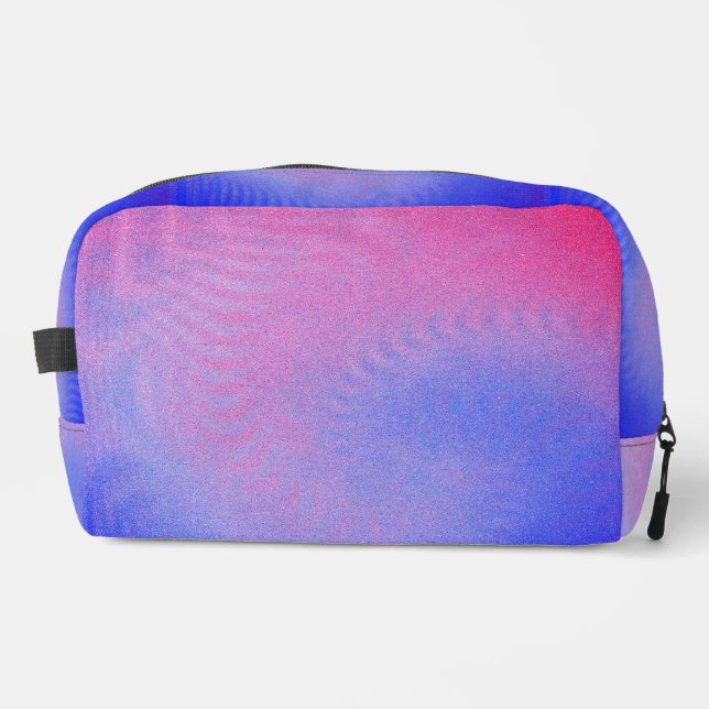 Psychedelic Pastels Dopp Kit Print Cut Sew Bag (Front)