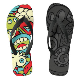 Psychedelic Patterns Jandals
