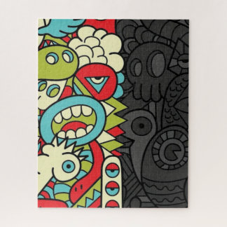 Psychedelic Patterns Jigsaw Puzzle