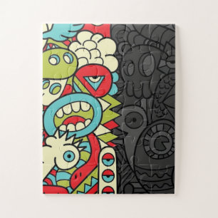 Psychedelic Patterns Jigsaw Puzzle