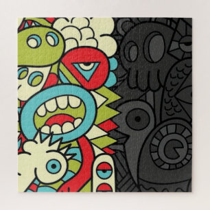Psychedelic Patterns Jigsaw Puzzle