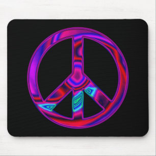 Psychedelic Peace Mouse Pad