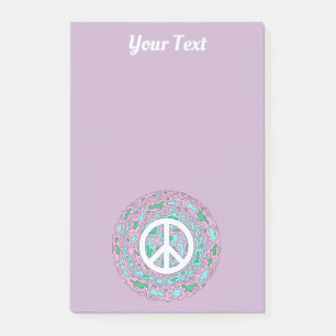 Psychedelic Peace Post-it Notes