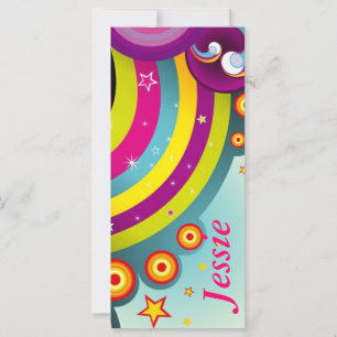 Psychedelic Personalised Bookmarks