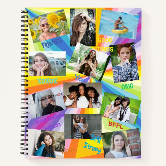 Psychedelic Photo Notebook  HAMbWG (Front)