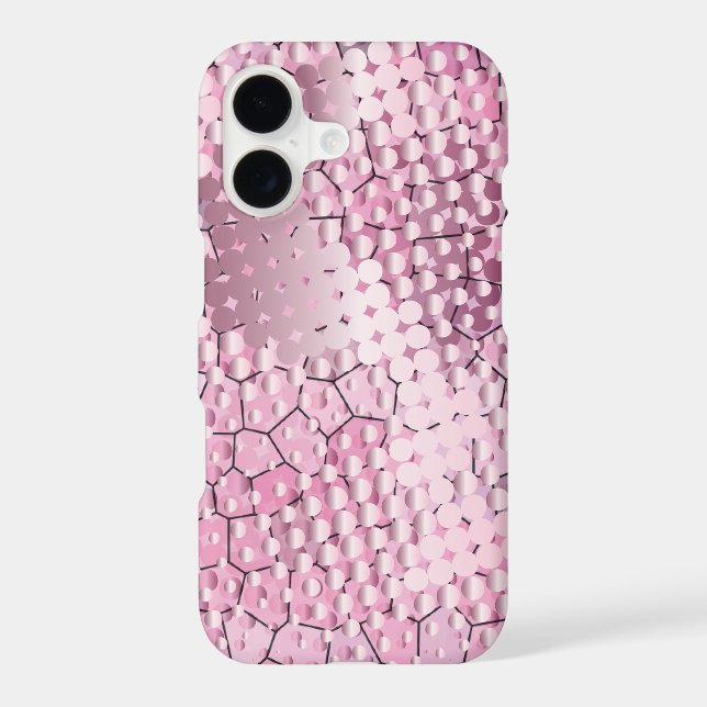 Psychedelic Pink with a Splatter of Pink Dots (Back)