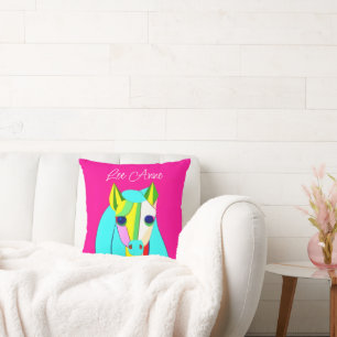 Psychedelic Pony Dreams Cushion