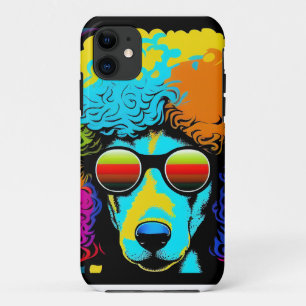 Psychedelic Poodle Dog Design Case-Mate iPhone Case