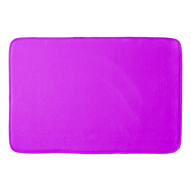 Psychedelic Purple Bath Mat (Front)
