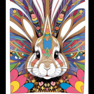 Psychedelic Rabbit  iPhone 13 Pro Max Case