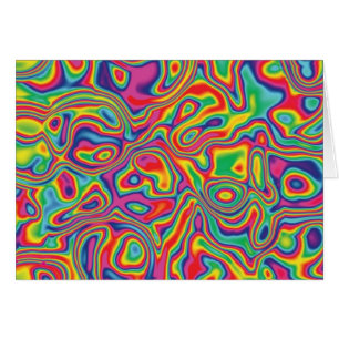 Psychedelic Rainbow Oil Pattern