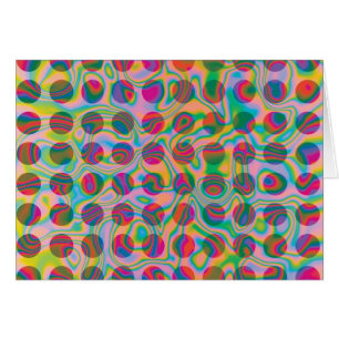 Psychedelic Rainbow Spots Pattern