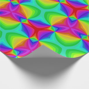 Psychedelic Rainbow Wrapping Paper