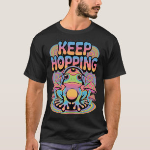 Psychedelic Rave Frog Mushroom T-Shirt