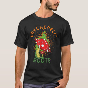 Psychedelic Roots Mushroom Fungi Mycologist Magic T-Shirt
