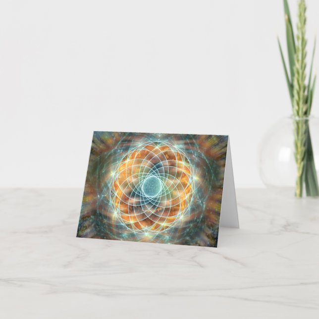 Psychedelic Sacred Geometry Mandala Cards (Front)