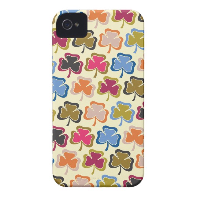 Psychedelic Shamrock iPhone 4s Case (Back)
