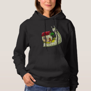 Psychedelic Snail Inspired Trippy Slug Related Sur Hoodie