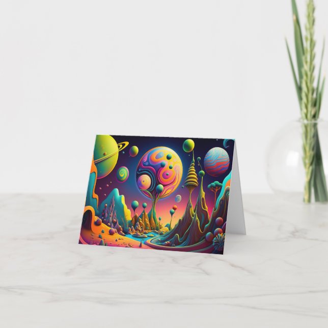 Psychedelic Space banner template (Front)
