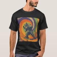 Psychedelic Space Cat – Trippy Astronaut Poster
