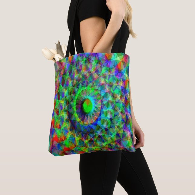 Psychedelic Spaceship...... Tote Bag (Close Up)