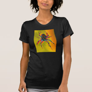 Psychedelic Spider Underside by KLM T-Shirt
