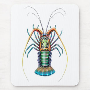 Psychedelic Spiny Lobster Mousepad