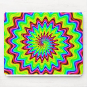 Psychedelic Spiral MousePad