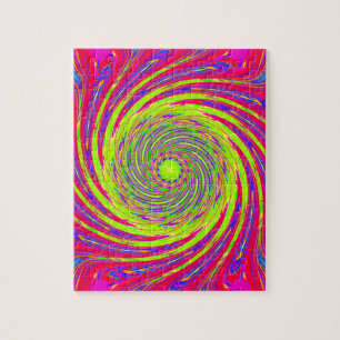 Psychedelic Spiral Pattern: Jigsaw Puzzle
