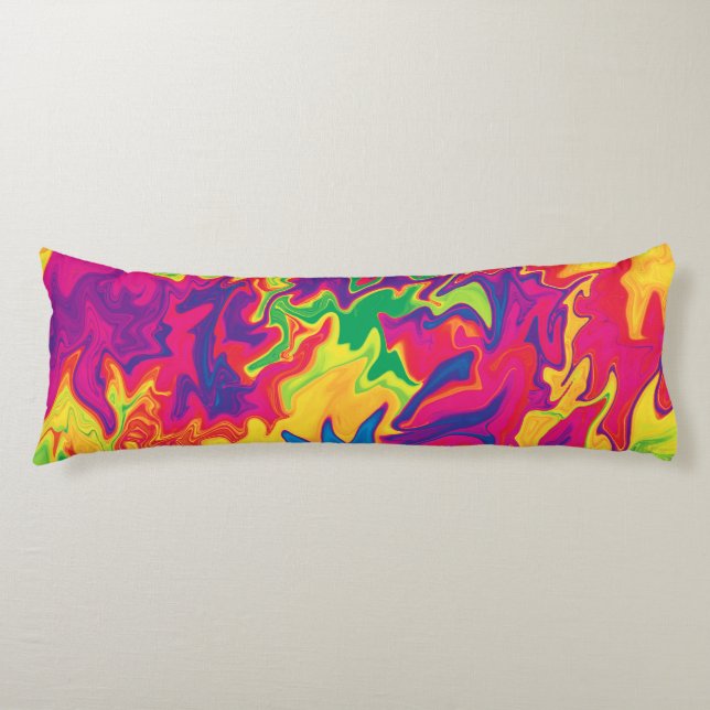 Psychedelic Splashing....... Body Cushion (Front)