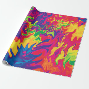 Psychedelic Splashing...... Wrapping Paper