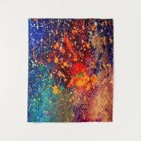 Psychedelic Splatter | Rainbow Abstract Backdrop
