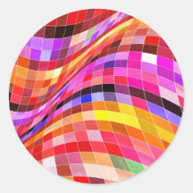 Psychedelic Square Pattern