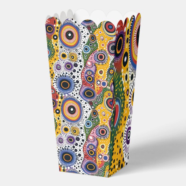 Psychedelic Stamping Retro Popcorn Box (Front)