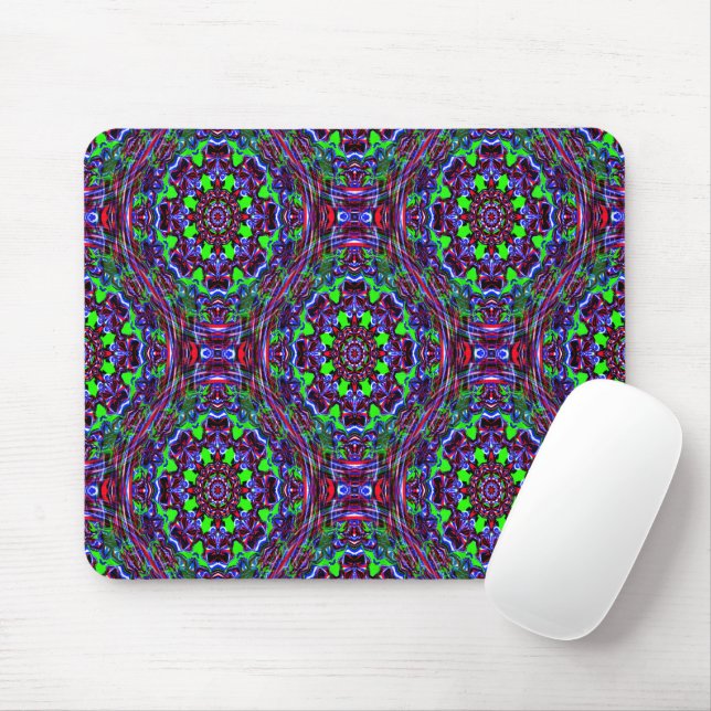 Psychedelic Stars..... Mouse Pad (With Mouse)