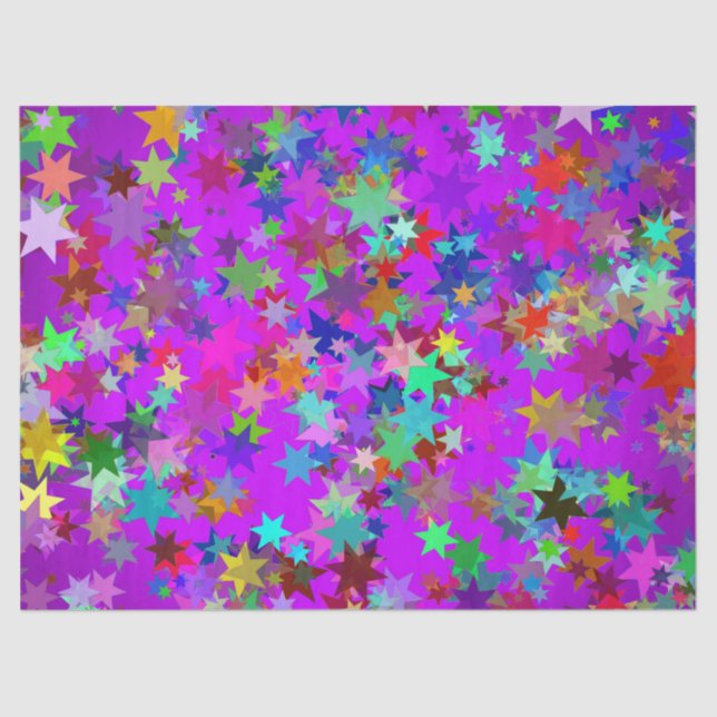 psychedelic stars tissue paper (Front)