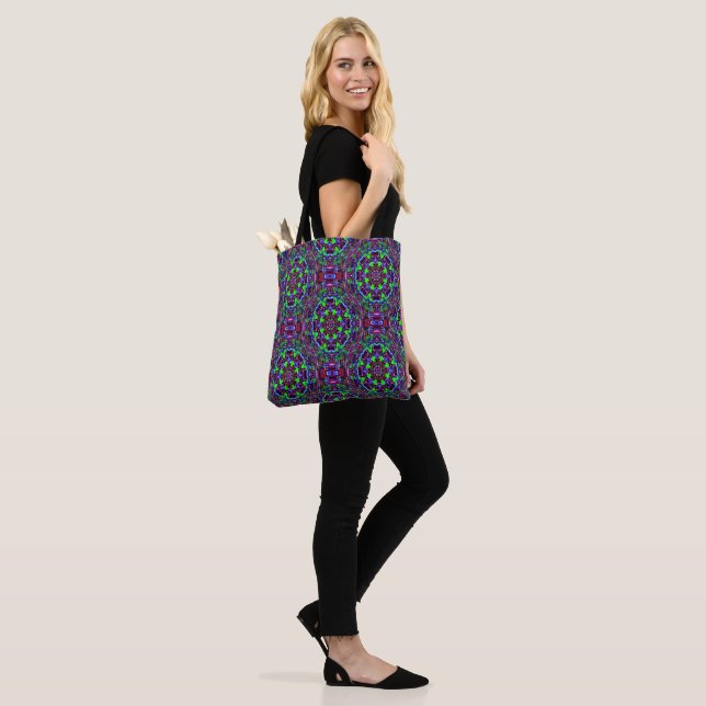 Psychedelic Stars...... Tote Bag (On Model)