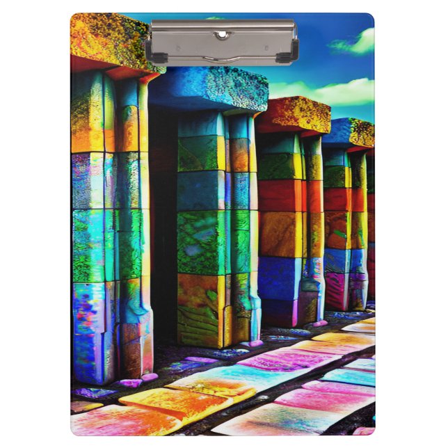 Psychedelic Stones Clipboard (Front)