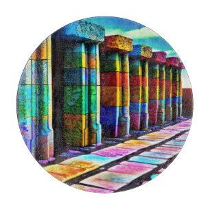 Psychedelic Stones Cutting Board