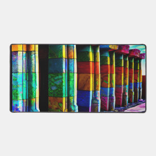 Psychedelic Stones Desk Mat