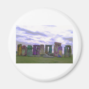 Psychedelic Stones Magnet