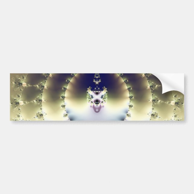Psychedelic Sun Bumper Sticker (Front)
