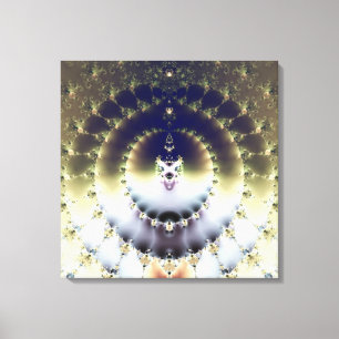 Psychedelic Sun Canvas Print