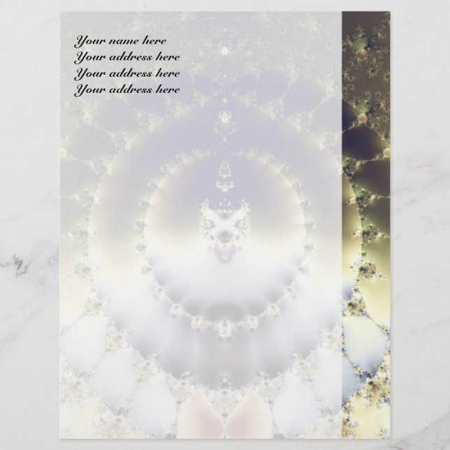 Psychedelic Sun Personalized Letterhead (Front)
